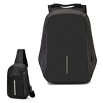 MOCHILA ACOPLADA COM CARREGADOR USB