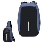 MOCHILA ACOPLADA COM CARREGADOR USB